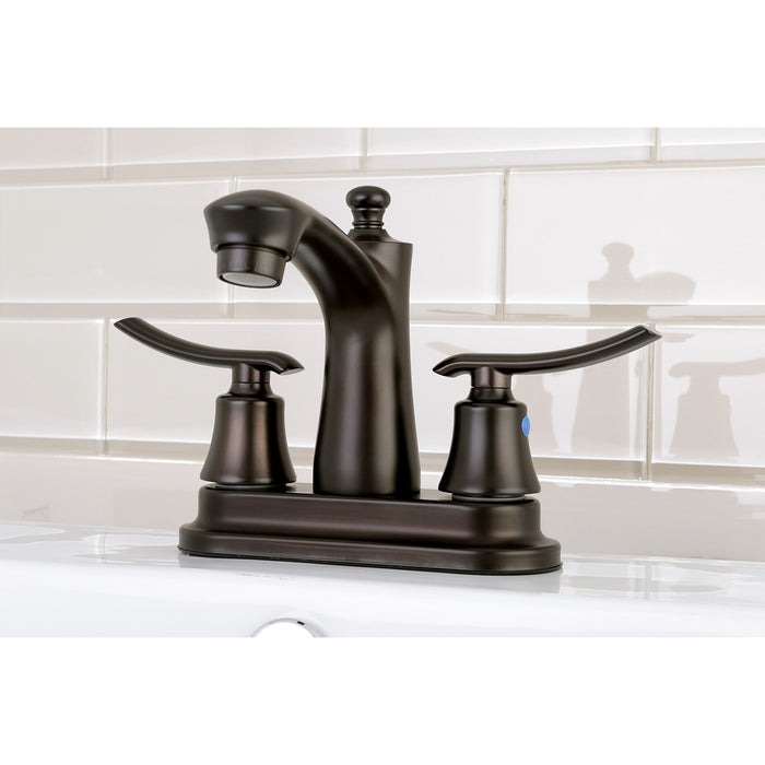 Kingston Brass FB7625JL 4 in. Centerset Bathroom Faucet, Oil Rubbed Bronze