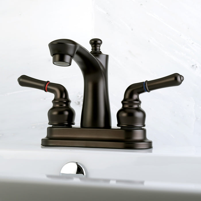 Kingston Brass FB7625NML 4 in. Centerset Bathroom Faucet, Oil Rubbed Bronze