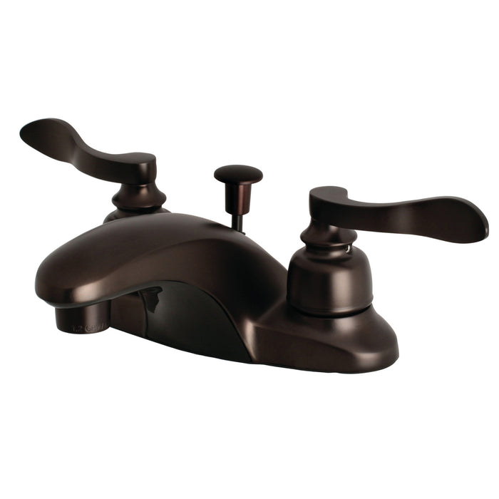 Kingston Brass FB8625NFL 4 in. Centerset Bathroom Faucet, Oil Rubbed Bronze