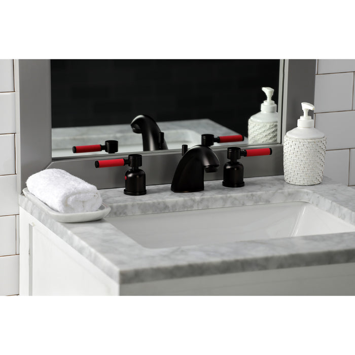 Kingston Brass FB8955DKL Kaiser Widespread Bathroom Faucet, Oil Rubbed Bronze