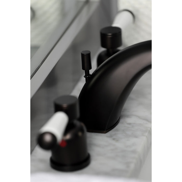 Kingston Brass FB8955DPL Paris Widespread Bathroom Faucet, Oil Rubbed Bronze