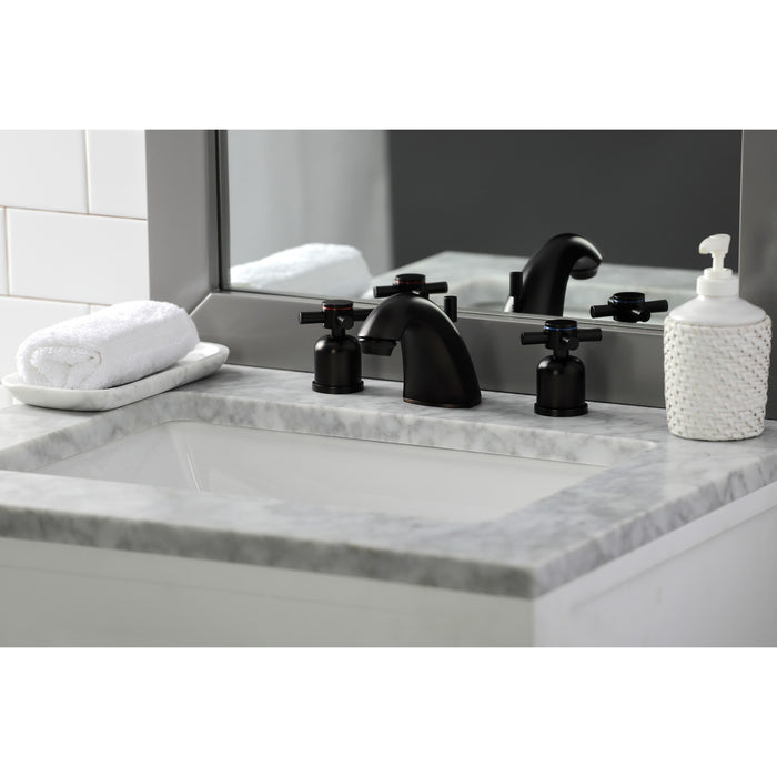 Kingston Brass FB8955DX Concord Widespread Bathroom Faucet, Oil Rubbed Bronze