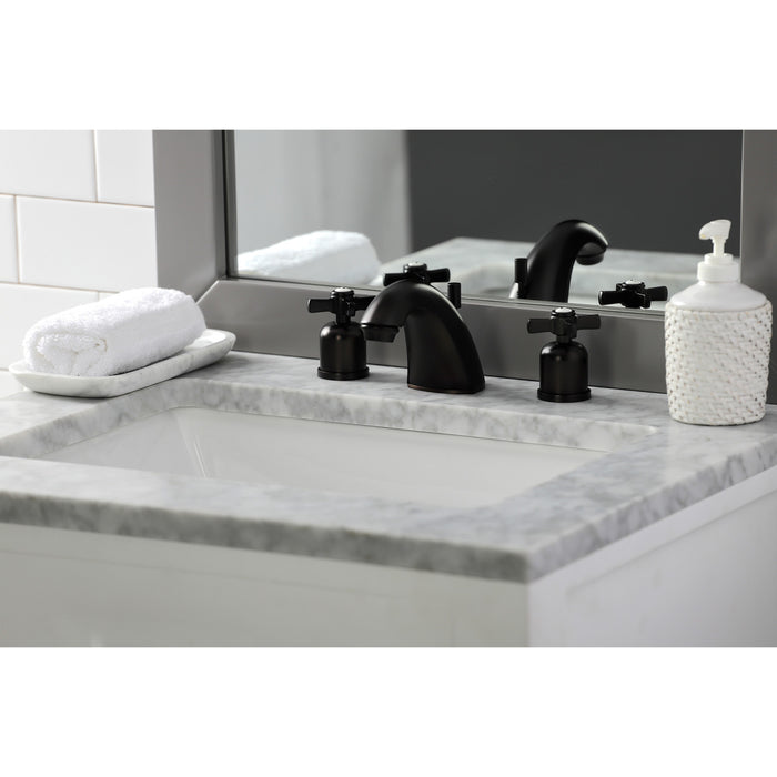 Kingston Brass FB8955ZX Millennium Widespread Bathroom Faucet, Oil Rubbed Bronze