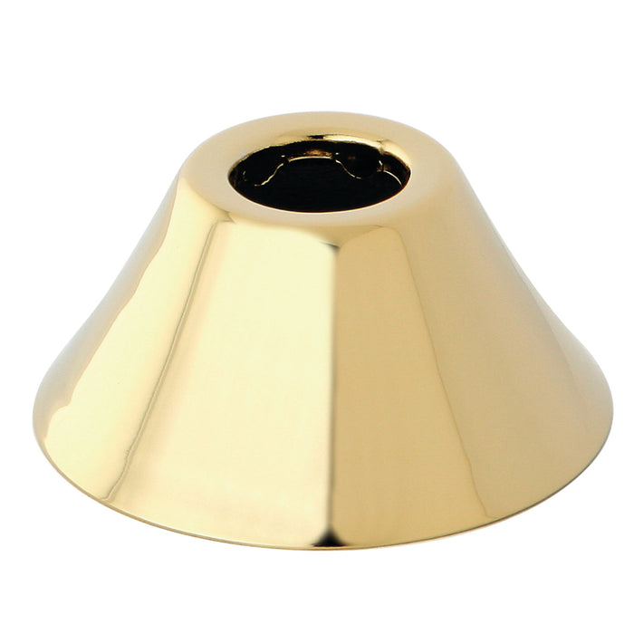 Kingston Brass FLBELL11162 11/16-Inch OD Comp Bell Flange, Polished Brass