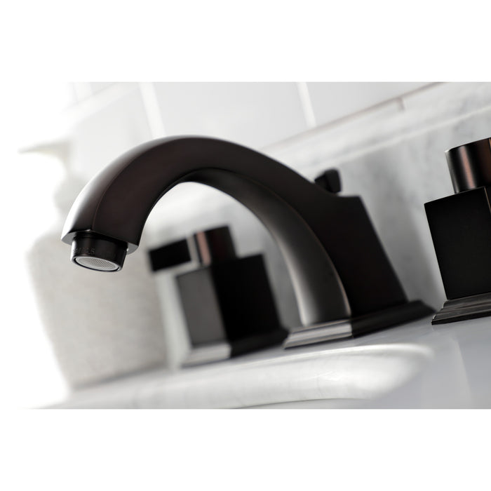 Fauceture FSC4685NQL Meridian Widespread Bathroom Faucet with Pop-Up Drain, Oil Rubbed Bronze