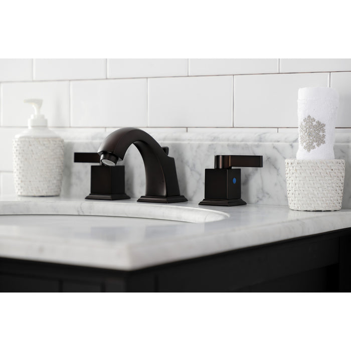 Fauceture FSC4685NQL Meridian Widespread Bathroom Faucet with Pop-Up Drain, Oil Rubbed Bronze