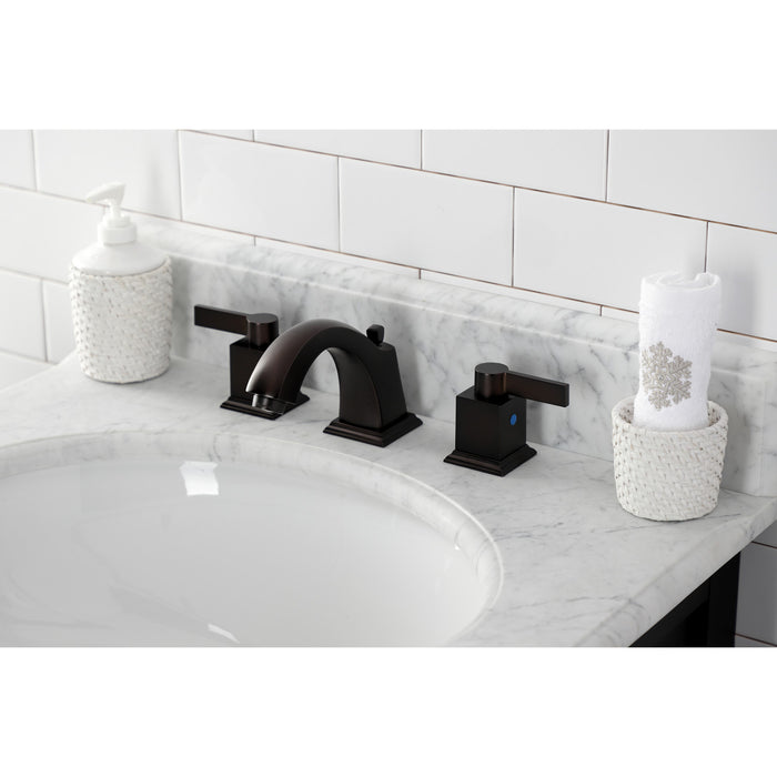 Fauceture FSC4685NQL Meridian Widespread Bathroom Faucet with Pop-Up Drain, Oil Rubbed Bronze