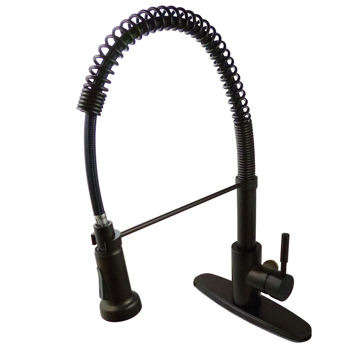 Gourmetier GSY8885DL Concord Single-Handle Pre-Rinse Kitchen Faucet, Oil Rubbed Bronze