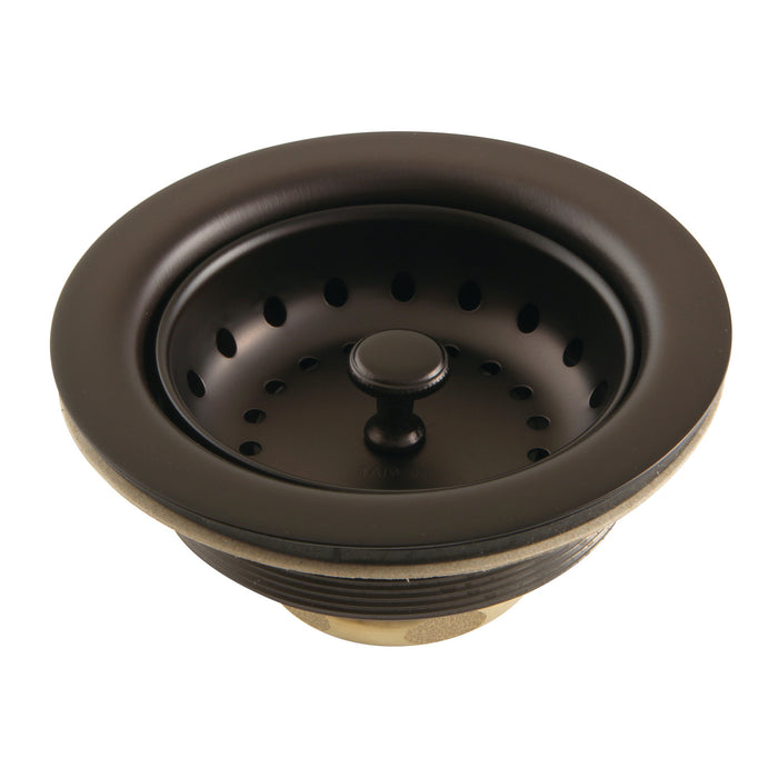 Kingston Brass K111BORB Tacoma Stainless Steel Kitchen Sink Basket Strainer, Oil Rubbed Bronze