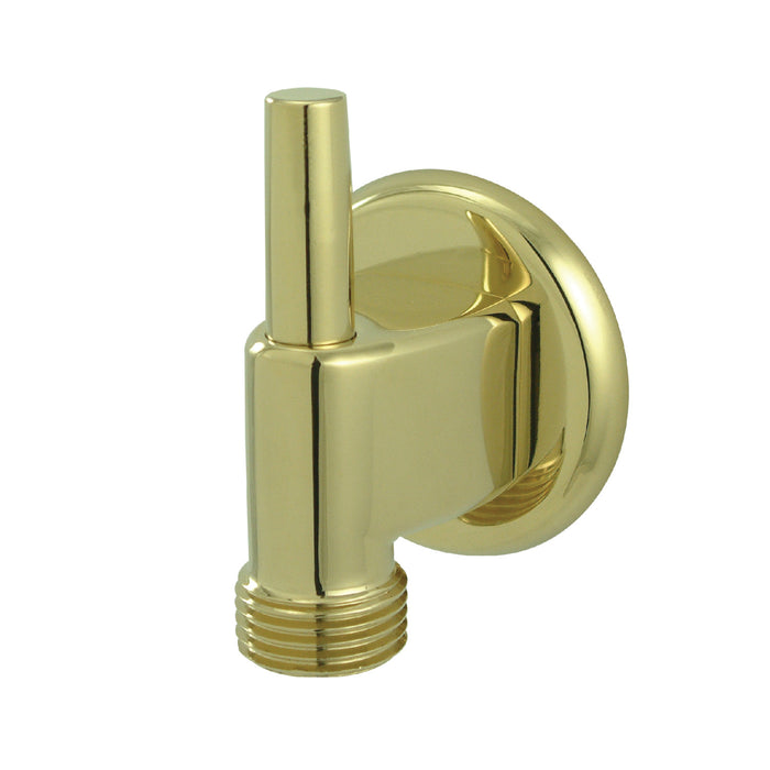 Kingston Brass K174A2 Shower Scape Wall Mount Supply Elbow with Pin Wall Hook, Polished Brass