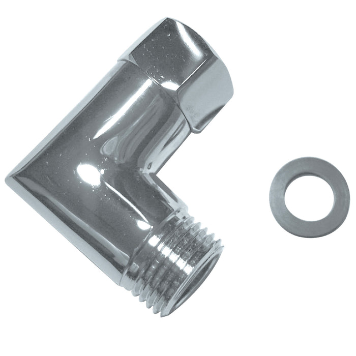 Kingston Brass K178A1 L Shape Connector for KS8251EX 1/2" FIP Inletx1/2" MIP Outlet, Polished Chrome