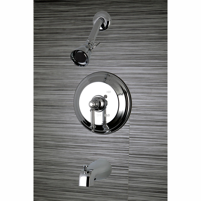 Kingston Brass KB2631TL Tub and Shower Faucet, Polished Chrome