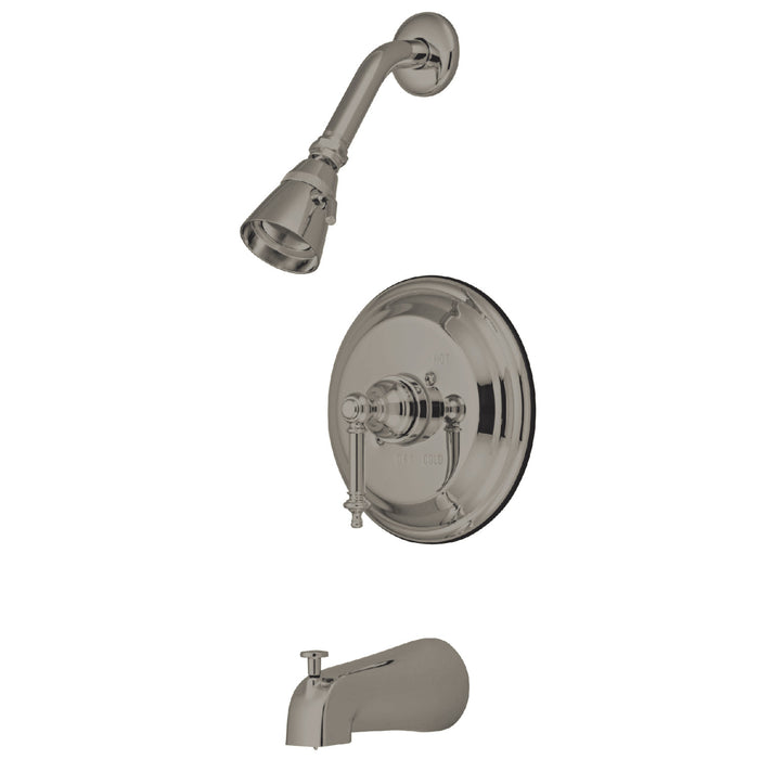 Kingston Brass KB2638TL Templeton Tub & Shower Faucet, Brushed Nickel