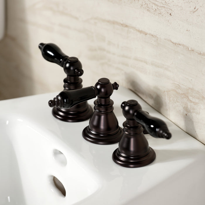 Kingston Brass KB325AKL Duchess Three-Handle Bidet Faucet, Oil Rubbed Bronze