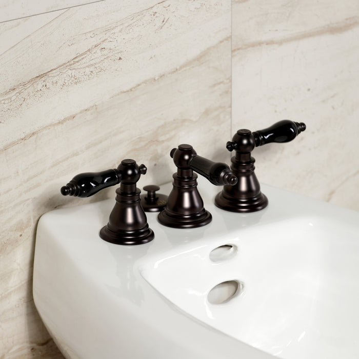 Kingston Brass KB325AKL Duchess Three-Handle Bidet Faucet, Oil Rubbed Bronze