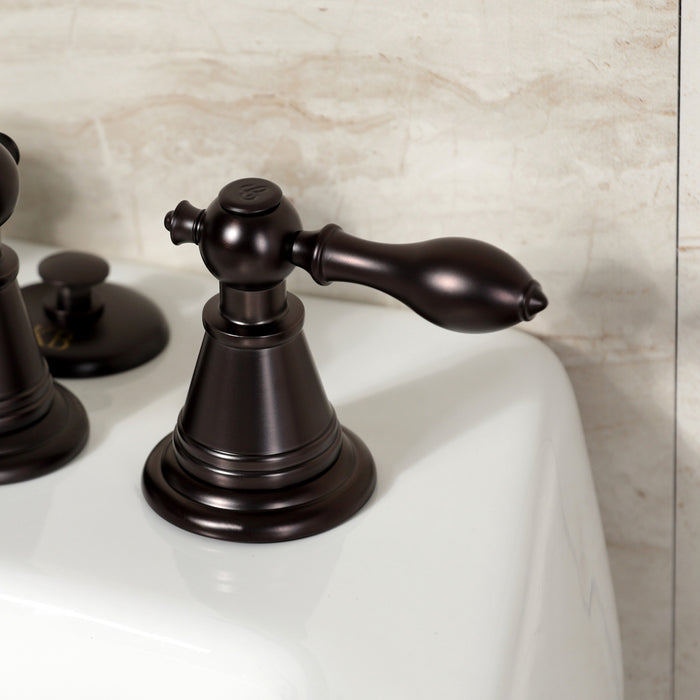 Kingston Brass KB325AL Victorian Three-Handle Bidet Faucet, Oil Rubbed Bronze