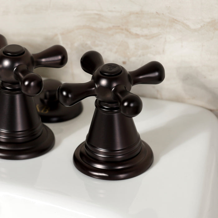 Kingston Brass KB325AX Victorian Three-Handle Bidet Faucet, Oil Rubbed Bronze