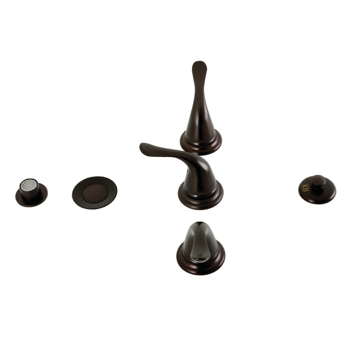 Kingston Brass KB325YL Royale Three-Handle Bidet Faucet, Oil Rubbed Bronze