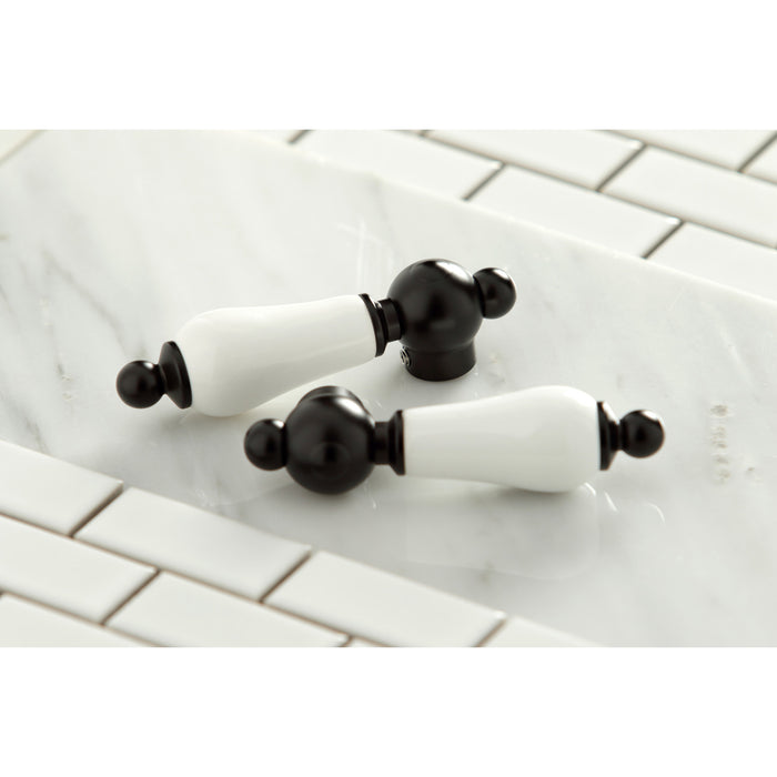 Kingston Brass KB3495PL Restoration 4" Centerset Bar Faucet, Oil Rubbed Bronze