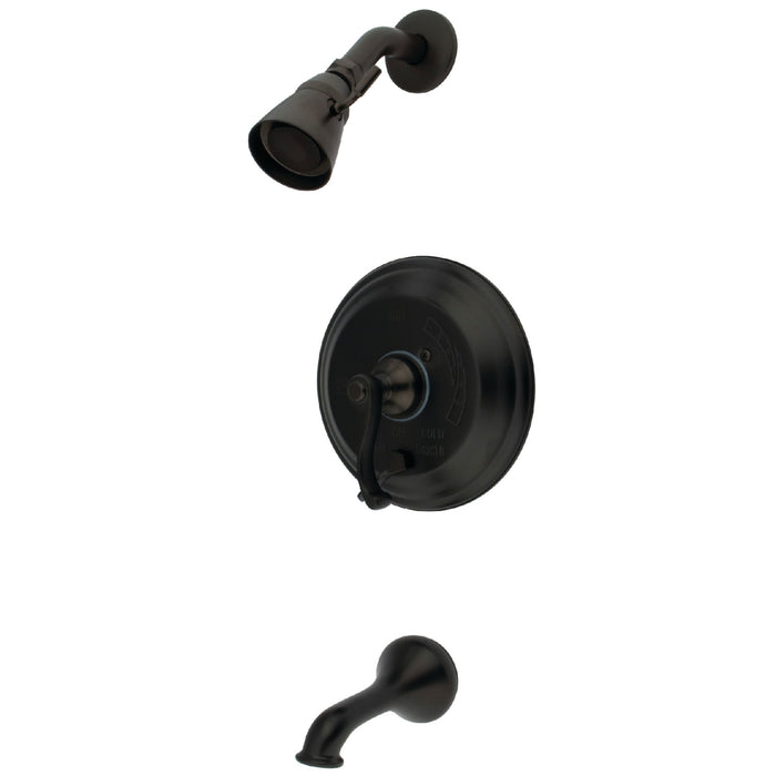 Kingston Brass KB36350FL Restoration Tub & Shower Faucet, Oil Rubbed Bronze