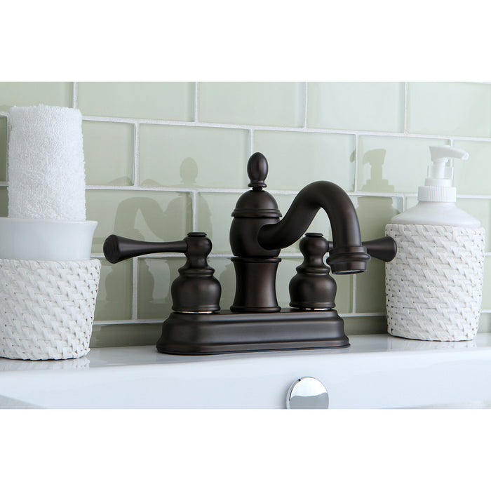 Kingston Brass KB3905BL 4 in. Centerset Bathroom Faucet, Oil Rubbed Bronze