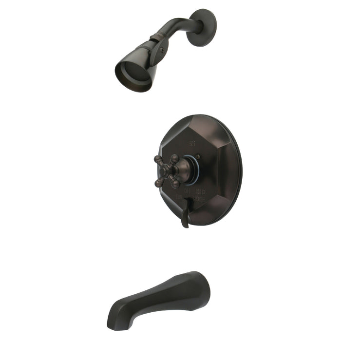 Kingston Brass KB46350BX English Vintage Tub with Shower Faucet, Oil Rubbed Bronze