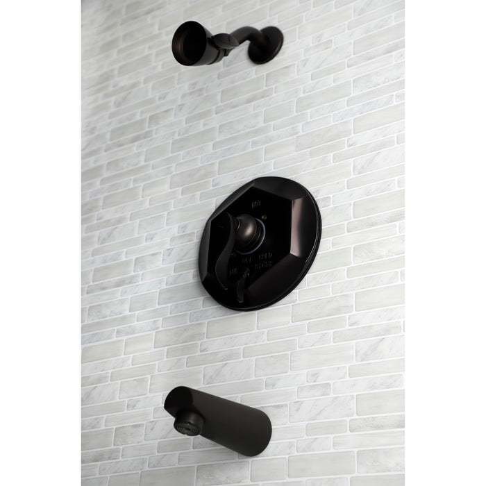 Kingston Brass KB46350DFL Tub and Shower Faucet, Oil Rubbed Bronze