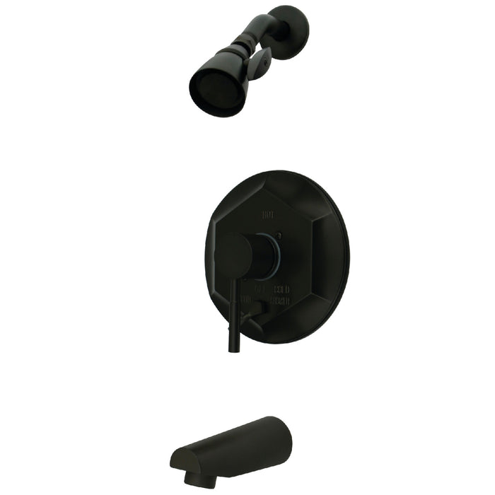 Kingston Brass KB46350DL Concord Tub & Shower Faucet, Oil Rubbed Bronze