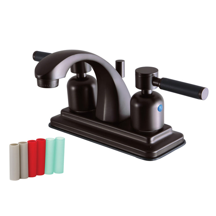 Kingston Brass KB4645DKL 4 in. Centerset Bathroom Faucet, Oil Rubbed Bronze