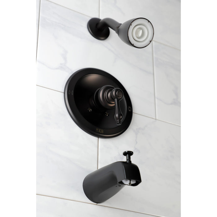 Kingston Brass KB535AL Tub and Shower Faucet, Oil Rubbed Bronze