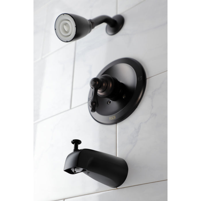 Kingston Brass KB535AL Tub and Shower Faucet, Oil Rubbed Bronze