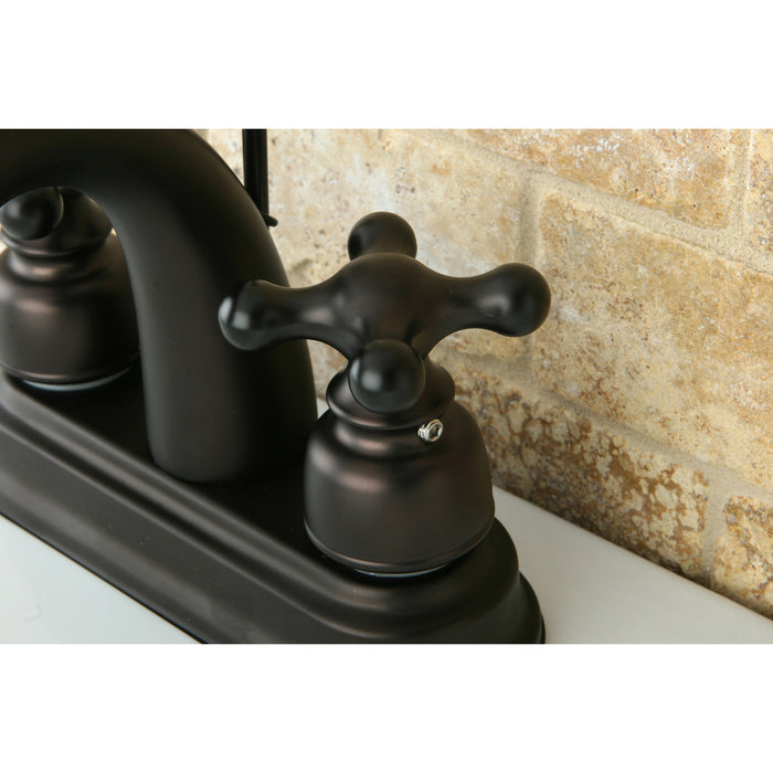 Kingston Brass KB5615AX 4 in. Centerset Bathroom Faucet, Oil Rubbed Bronze