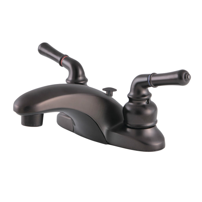 Kingston Brass KB625B 4 in. Centerset Bathroom Faucet, Oil Rubbed Bronze