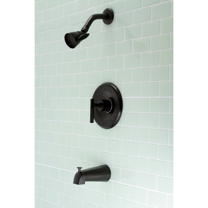 Kingston Brass KB6635CKL Kaiser Single-Handle Tub and Shower Faucet, Oil Rubbed Bronze