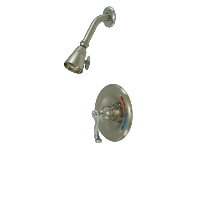 Kingston Brass KB8637FLSO Royale Shower Only, Brushed Nickel/Polished Chrome