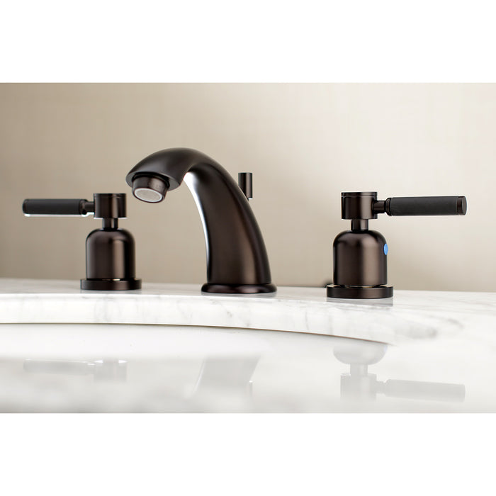 Kingston Brass KB8965DKL 8 in. Widespread Bathroom Faucet, Oil Rubbed Bronze