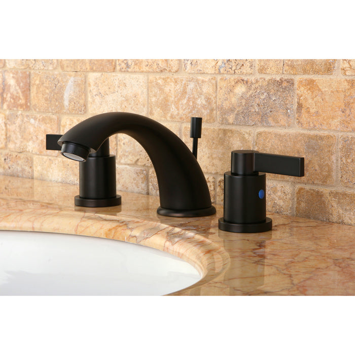 Kingston Brass KB8965NDL 8 in. Widespread Bathroom Faucet, Oil Rubbed Bronze