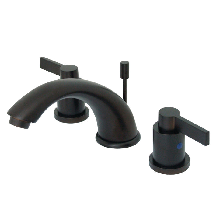 Kingston Brass KB8965NDL 8 in. Widespread Bathroom Faucet, Oil Rubbed Bronze