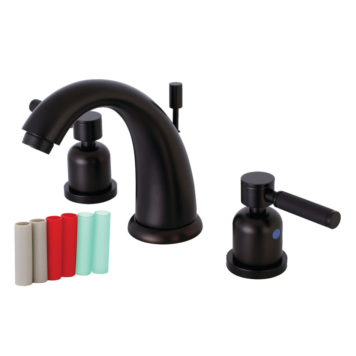 Kingston Brass KB8985DKL 8 in. Widespread Bathroom Faucet, Oil Rubbed Bronze