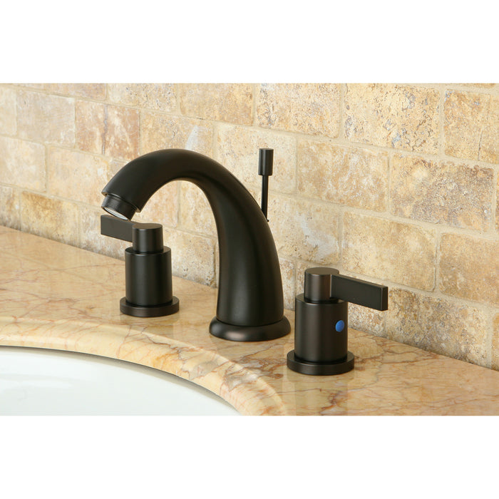 Kingston Brass KB8985NDL 8 in. Widespread Bathroom Faucet, Oil Rubbed Bronze