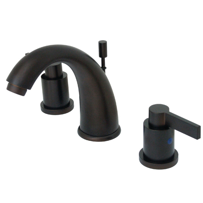 Kingston Brass KB8985NDL 8 in. Widespread Bathroom Faucet, Oil Rubbed Bronze