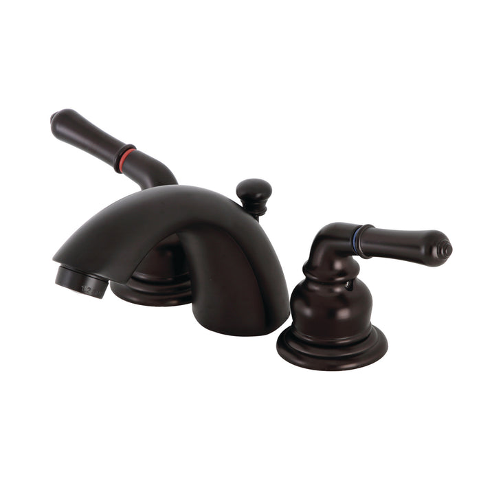 Kingston Brass KB955B Victorian Mini-Widespread Bathroom Faucet, Oil Rubbed Bronze