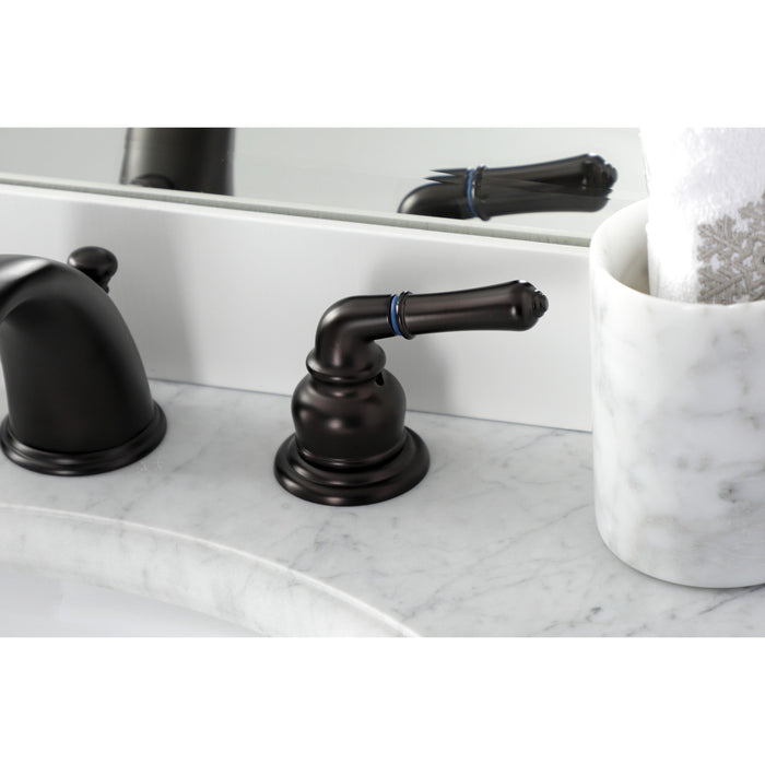 Kingston Brass KB965B Widespread Bathroom Faucet, Oil Rubbed Bronze