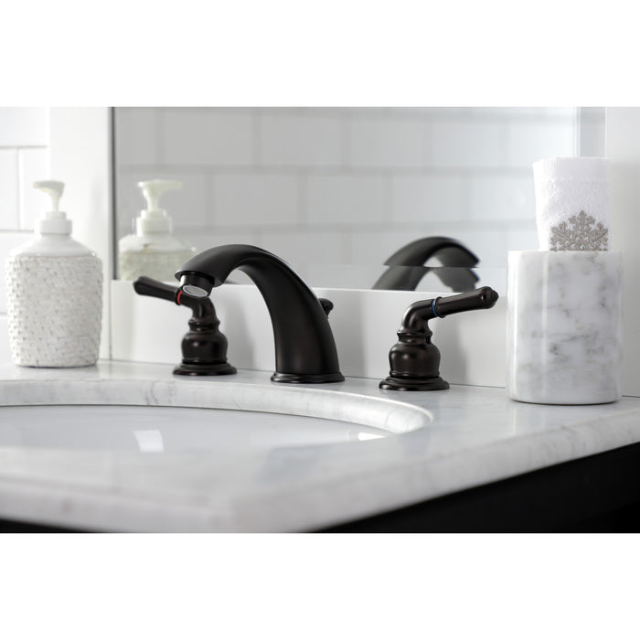 Kingston Brass KB965B Widespread Bathroom Faucet, Oil Rubbed Bronze