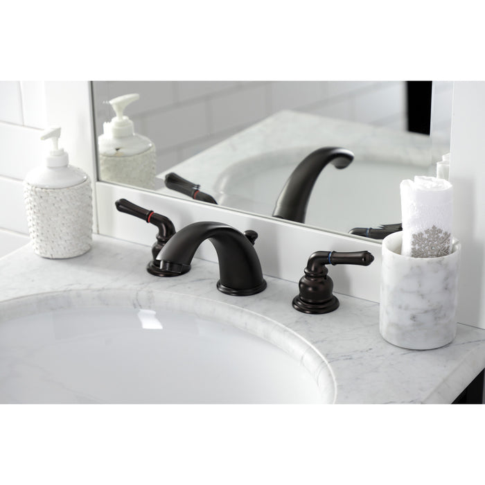 Kingston Brass KB965B Widespread Bathroom Faucet, Oil Rubbed Bronze