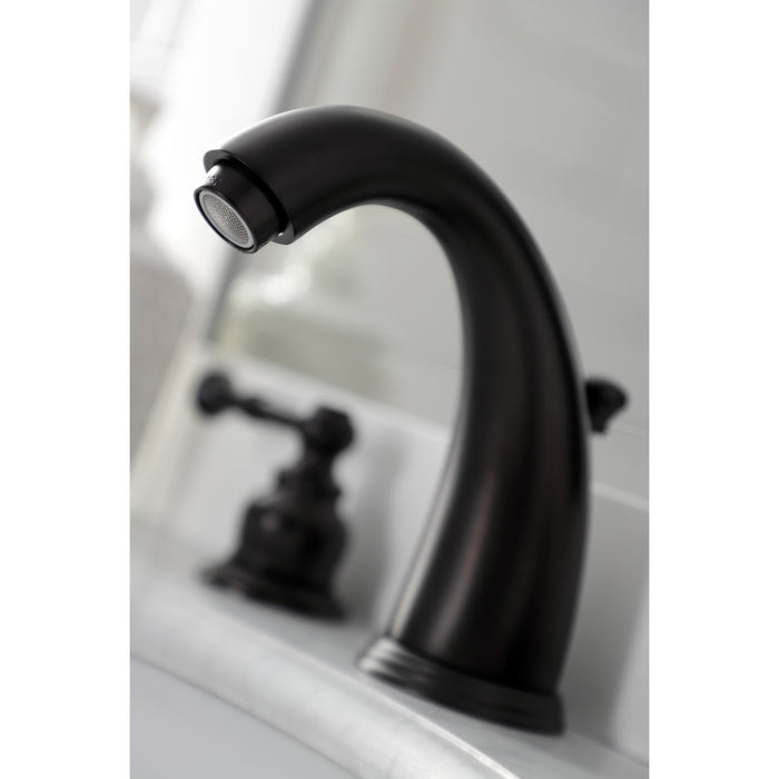 Kingston Brass KB985NL Widespread Bathroom Faucet, Oil Rubbed Bronze