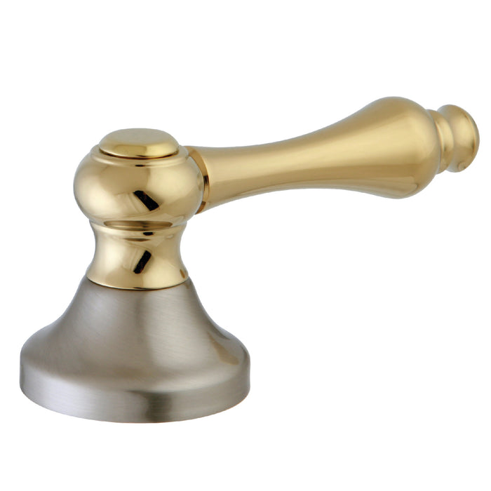 Kingston Brass KBH3639AL Metal Lever Handle for KB3639, Brushed Nickel/Polished Brass