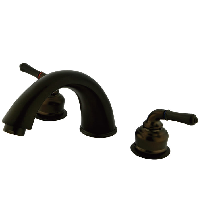 Kingston Brass KC365 Magellan Two-Handle Roman Tub Faucet, Oil Rubbed Bronze