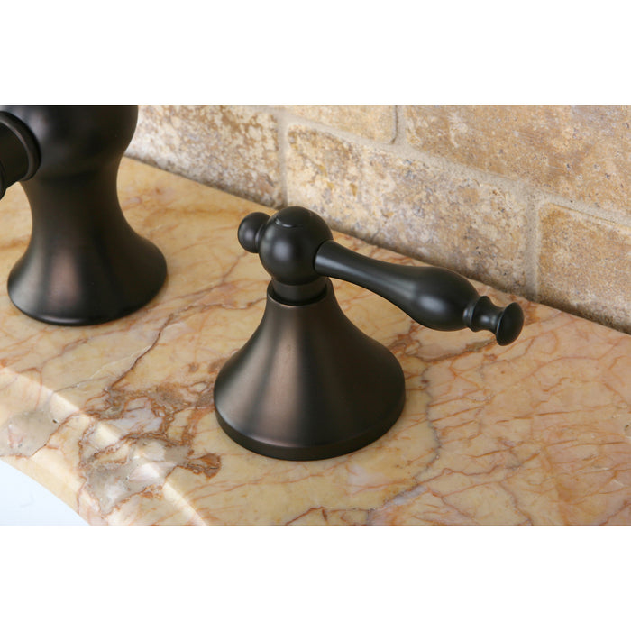 Kingston Brass KC7165NL 8 in. Widespread Bathroom Faucet, Oil Rubbed Bronze