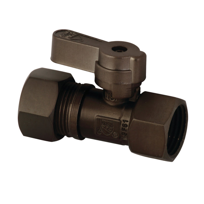 Kingston Brass KF4515ORB 1/2" FIP x 5/8" OD Comp Straight Stop Valve, Oil Rubbed Bronze